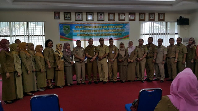 Serah Terima Jabatan Eselon III dan IV Di Lingkungan Dinas Kelautan dan Perikanan Provinsi Riau