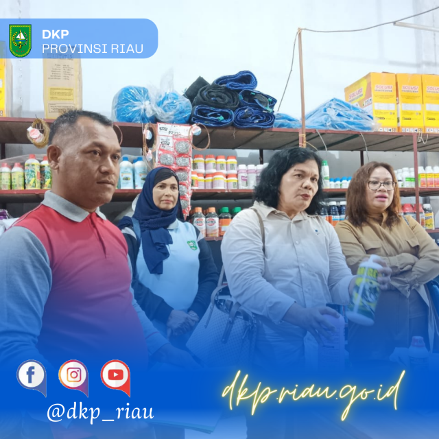 Pengambilan Sampel Ikan Sakit dan Uji Kualitas Air Kolam Budidaya serta melakukan Pembinaan dan Monitoring Peredaran Obat Ikan dan Bahan Kimia di Kabupaten Siak