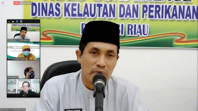 Kadis KP Sebagai Narasumber di Acara Internasional dan Seminar on Fisheries and Marine Science (ISFM) IX