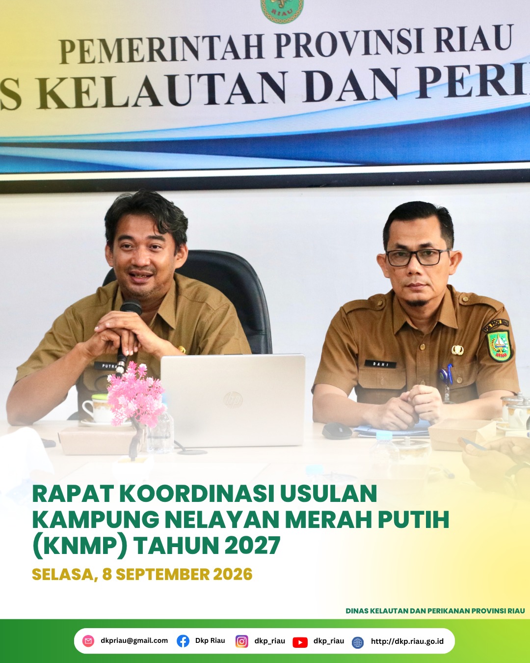DKP Provinsi Riau Gelar Rapat Koordinasi Usulan Kampung Nelayan Merah Putih (KNMP) Tahun 2027