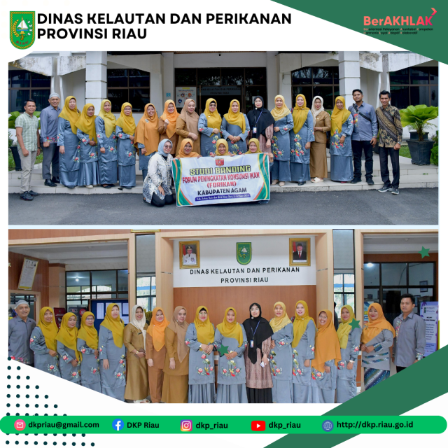Studi Banding Forikan Kabupaten Agam ke DKP Provinsi Riau