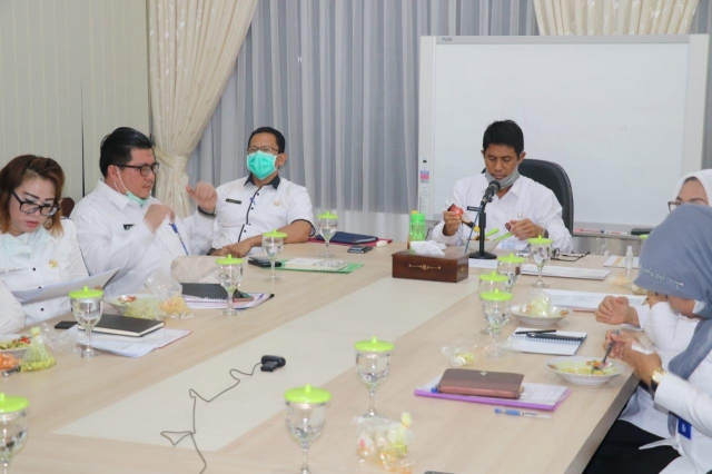 Acara Musyawarah Perencanaan Pembangunan (MUSRENBANG) RKPD Provinsi Riau Tahun 2021 melalui Vidcon