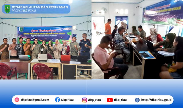 Gerai Pendampingan Evaluasi Mandiri Penangkapan Ikan Terukur Lingkup DKP Prov Riau