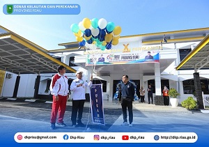 Pembukaan Pekan Olahraga Perikanan 2024 oleh Kepala Dinas dalam rangka Meriahkan HUT Riau ke-67