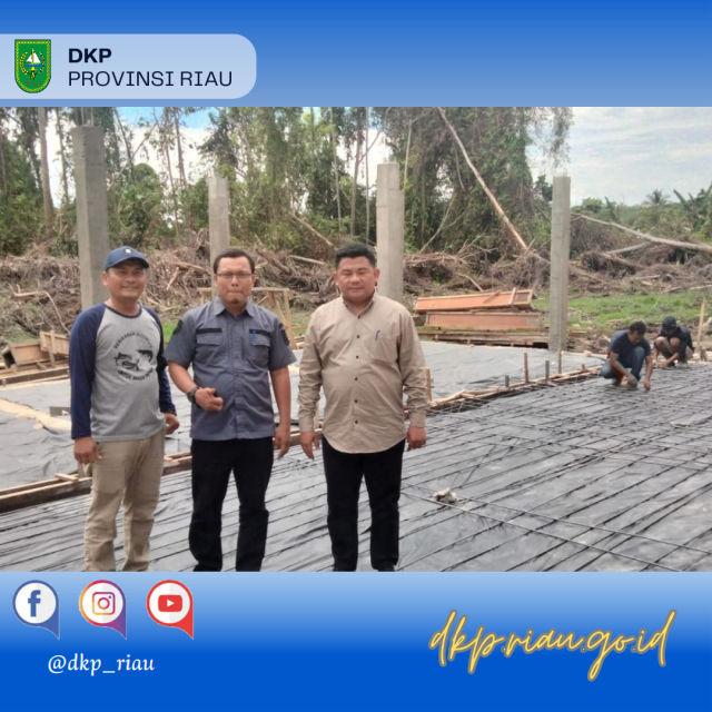 DKP Provinsi Riau Monitoring Kegiatan DAK di BBIS Sei. Tibun Kampar