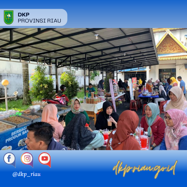 Hadir Kembali Bazar Aneka Produk UMKM di Halaman Kantor DKP Provinsi Riau