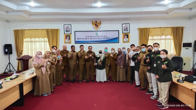 Rapat Pendampingan Penyusunan Metadata Statistik Sektoral Kelautan dan Perikanan Provinsi Riau