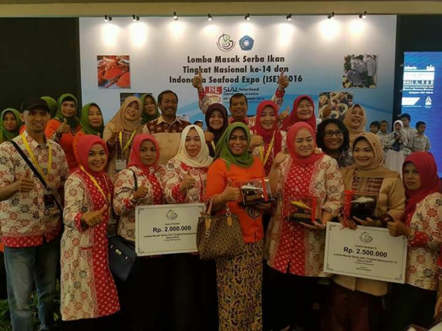 Provinsi Riau Sabet Juara Favorit Lomba Masak Ikan Tingkat Nasional