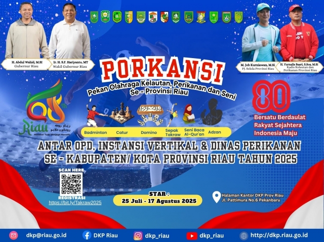 PORKANSI (Pekan Olahraga Kelautan Perikanan dan Seni) Se- Provinsi Riau