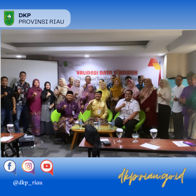 Acara Validasi Data Statistik Perikanan Tangkap DKP Provinsi Riau Semester 1 Tahun 2023.