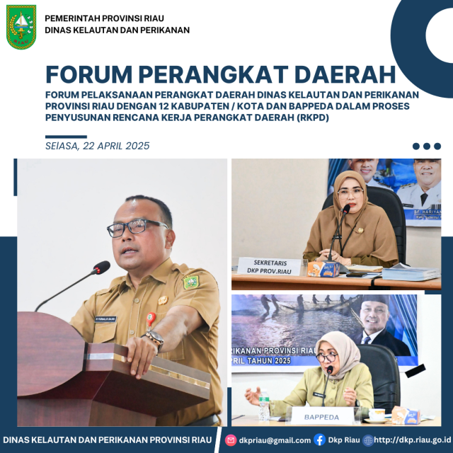 Forum Perangkat Daerah Dinas Kelautan dan Perikanan Provinsi Riau Tahun 2025