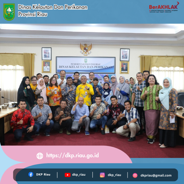 DKP Prov. Riau Melaksanakan Rapat Tentang Prospek Dan Tantangan Perikanan Air Tawar Cluster Kampar