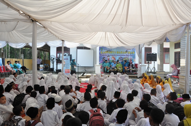 DINAS KELAUTAN DAN PERIKANAN PROVINSI RIAU MENGADAKAN SOSIALISASI GEMARIKAN DI KABUPATEN ROKAN HULU