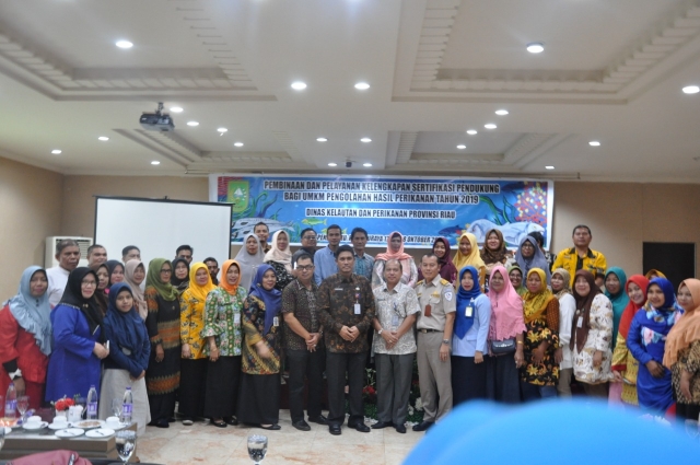 PEMBINAAN DAN PELAYANAN KELENGKAPAN SERTIFIKAT PENDUKUNG BAGI UMKM PENGOLAHAN HASIL PERIKANAN TAHUN 2019