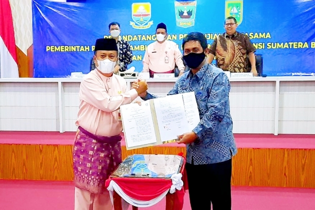 Dinas Kelautan Perikanan Jambi dan Riau Manjalin Perjanjian Kerja Sama