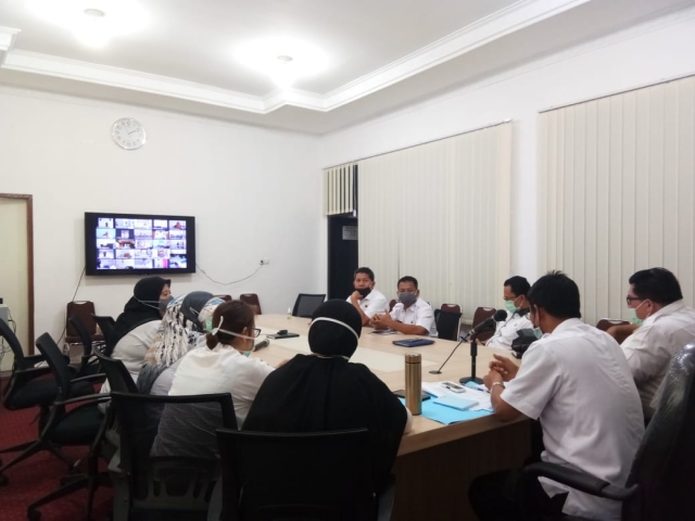 Video Conference Pengarahan Menteri Kelautan dan Perikanan Edhy Prabowo Kepada Seluruh Kepala Dinas