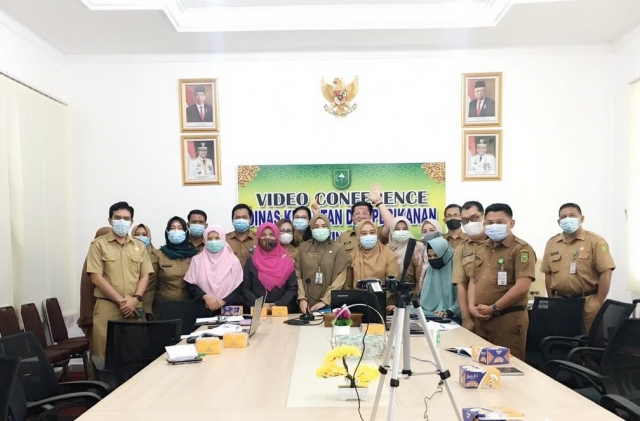 Dinas Kelautan Dan Perikanan Provinsi Riau Lakukan Validasi Satu Data Kelautan Dan Perikanan Semester II Tahun 2020