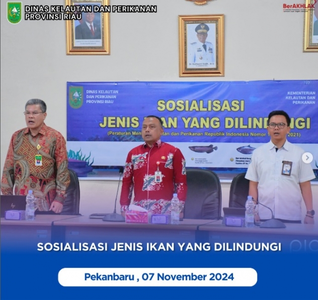 Sosialisasi Jenis Ikan yang di Lindungi di Provinsi Riau
